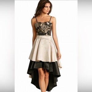 VENUS Black Evening Dress with Subtle Sheen